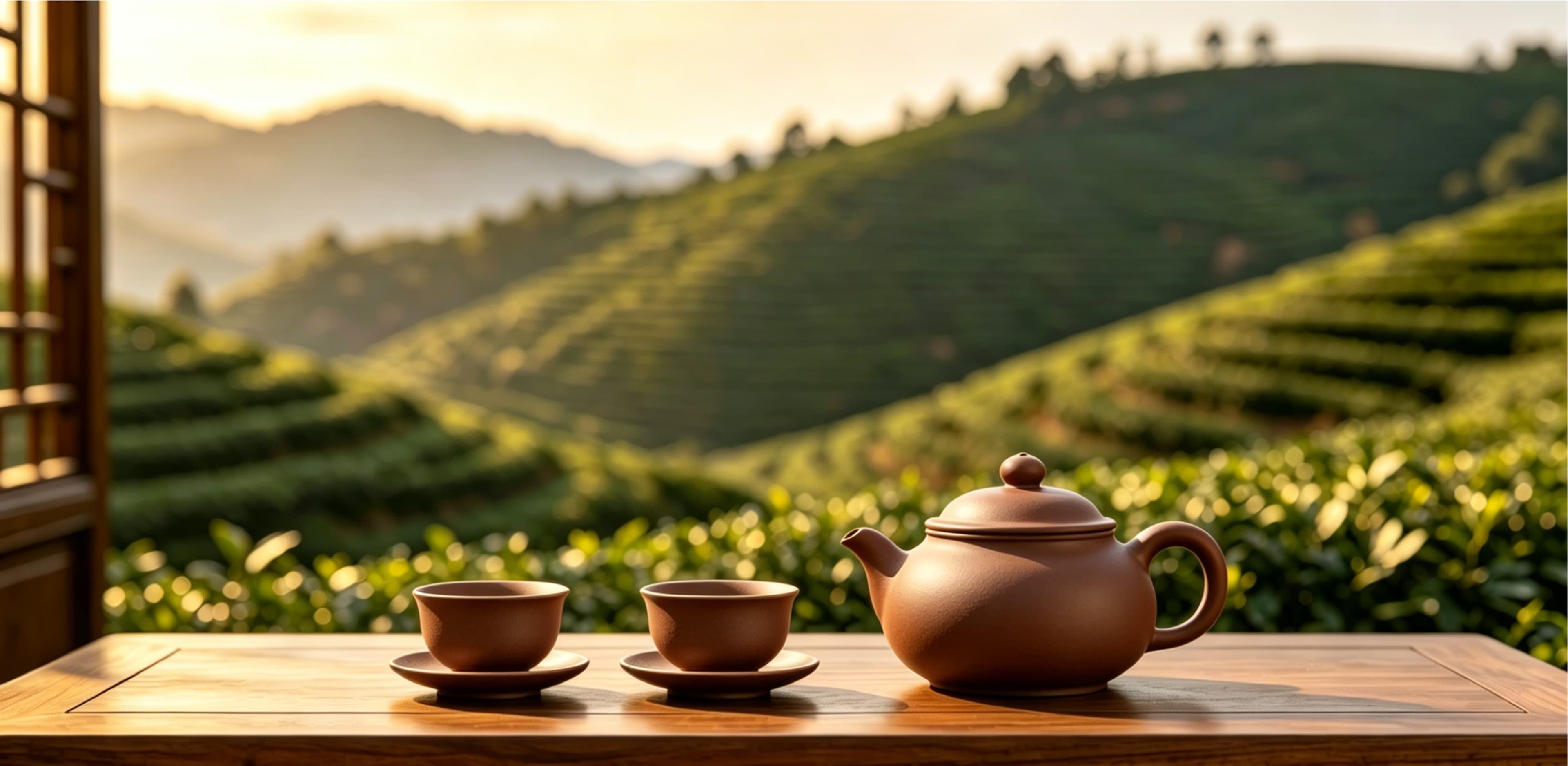 DaChaYuan — Tea garden at first light